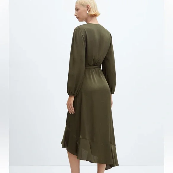 Mango Wrap Dress - Picture 4 of 8